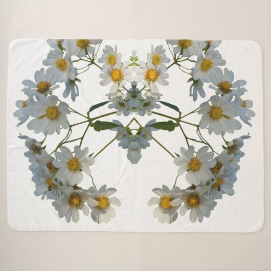 Weiße Blume in Blüte Sherpadecke (Vorderseite (Horizontal))