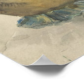 Weiße Blume in einer Vase von Zacharie Astruc Poster (Ecke)