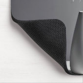 Weiße Blume in Vase-Einfachheit Mousepad (Ecke)