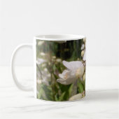 Weiße Blume Kaffeetasse (Links)