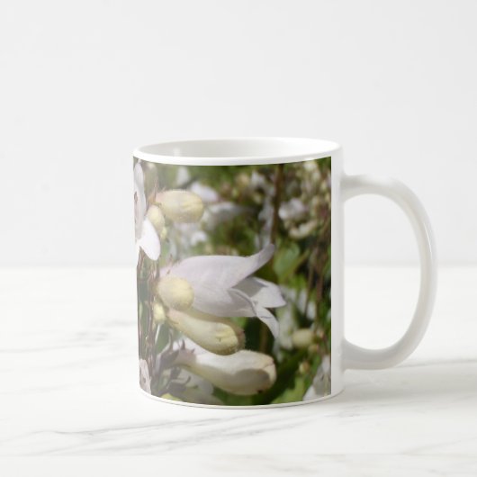 Weiße Blume Kaffeetasse (Rechts)