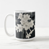 Weiße Blume Kaffeetasse (Links)