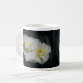 Weiße Blume Kaffeetasse (Vorderseite Links)