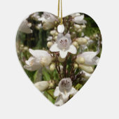 Weiße Blume Keramik Ornament (Rechts)