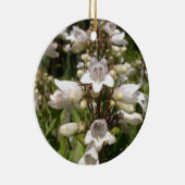 Weiße Blume Keramik Ornament (Rechts)