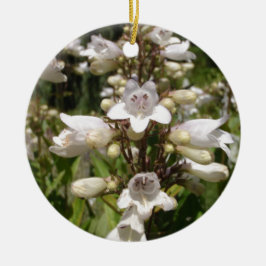 Weiße Blume Keramik Ornament