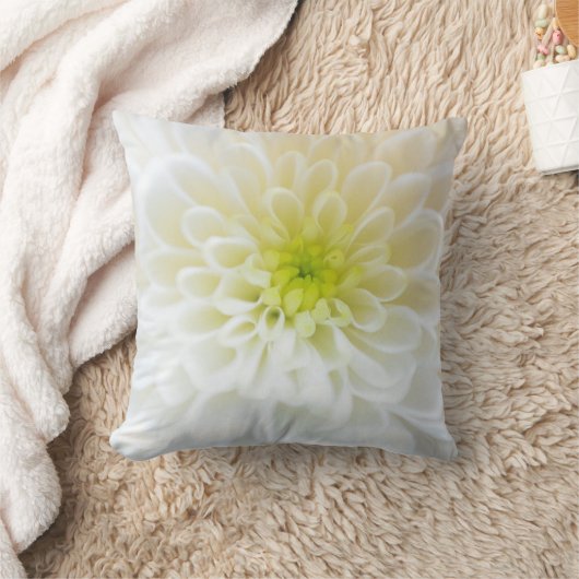 Weiße Blume Kissen (Decke)