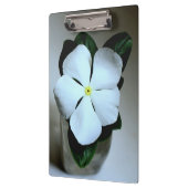 Weiße Blume Klemmbrett (Links)