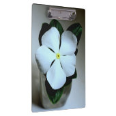 Weiße Blume Klemmbrett (Rechts)