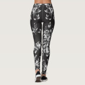Weiße Blume Leggings (Rückseite)