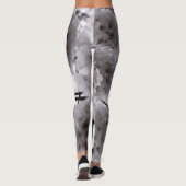 Weiße Blume Leggings (Rückseite)