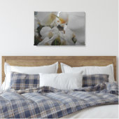 Weiße Blume Leinwanddruck (Insitu (Schlafzimmer))