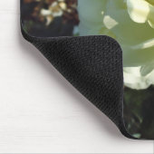 Weiße Blume Mousepad (Ecke)