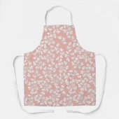 Weiße Blume Muster Hübsch Schürze (Vorderseite)