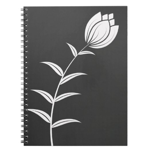 Weiße Blume Notizblock (Vorderseite)