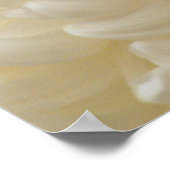 Weiße Blume Poster (Ecke)