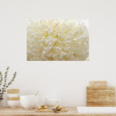 Weiße Blume Poster (Küche)