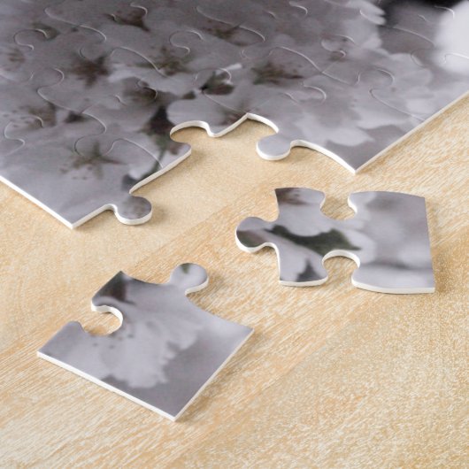 Weiße Blume Puzzle (Seite)