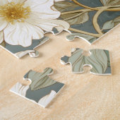 Weiße Blume Puzzle (Seite)