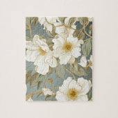 Weiße Blume Puzzle (Vertikal)