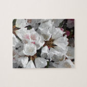 Weiße Blume Puzzle (Horizontal)