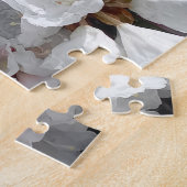 Weiße Blume Puzzle (Seite)