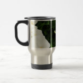 Weiße Blume - Reisen aus Edelstahl/Tasse des Nahve Reisebecher (Links)