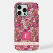 Weiße Blume Rosa Blütenfarbe iPhone Hülle (Rückseite)