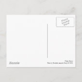 Weiße Blume. (Schwarz und Weiß) Postkarte (Rückseite)