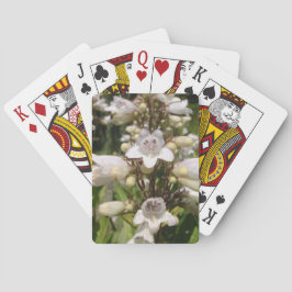 Weiße Blume Spielkarten