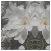 Weiße Blume Stoff (Nahaufnahme)