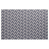 Weiße Blume Stoff (Yard (91,4 cm))