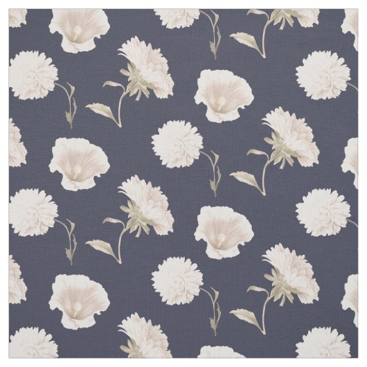 Weiße Blume Stoff (Muster)
