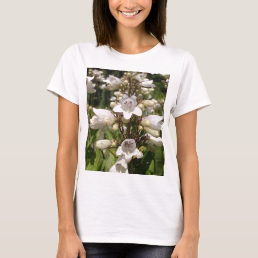 Weiße Blume T-Shirt (Vorderseite)