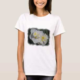 Weiße Blume T-Shirt