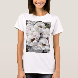 Weiße Blume T-Shirt