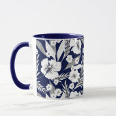 Weiße Blume Tasse (Links)