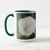 Weiße Blume Tasse (Links)