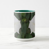 Weiße Blume Tasse (Zentrum)