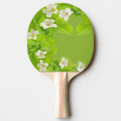 Weiße Blume Tischtennis Schläger (Rückseite)