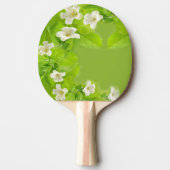 Weiße Blume Tischtennis Schläger (Vorderseite)