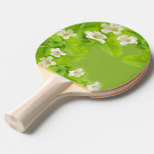Weiße Blume Tischtennis Schläger (Vorderseite)