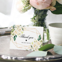 Weiße Blume und Goldrahmen