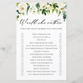 Weiße Blume würden eher Brautparty spielen (Vorderseite)