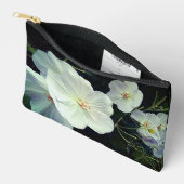 Weiße Blume Zubehörtasche (Offen)