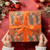 Weiße Blume zum Thema Weihnachten Geschenkpapier