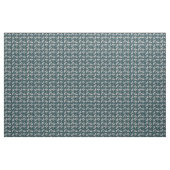 Weiße Blumen-aquamarines Gewebe Stoff (Yard (91,4 cm))