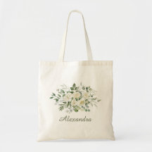 Weiße Blumen Brautjungfer Geschenk 