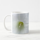 Weiße Blumen Kaffeetasse (Links)