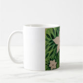 Weiße Blumen Kaffeetasse (Links)